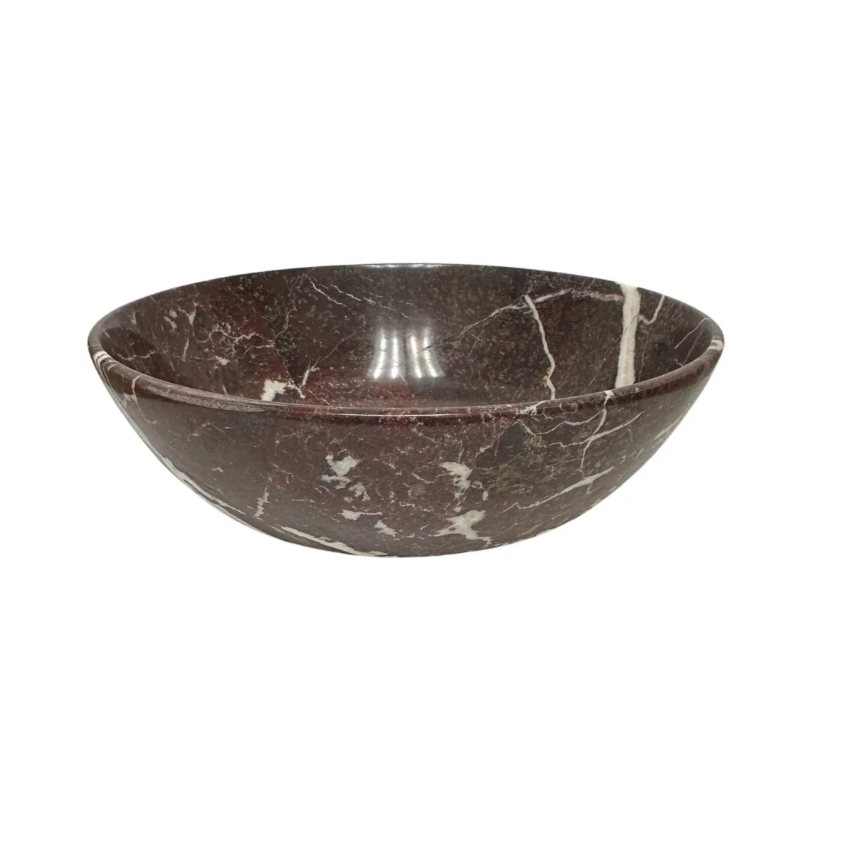 Red Onyx Bowl Side View