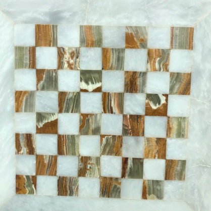 Chess Set Carved Onyx 8 Inch