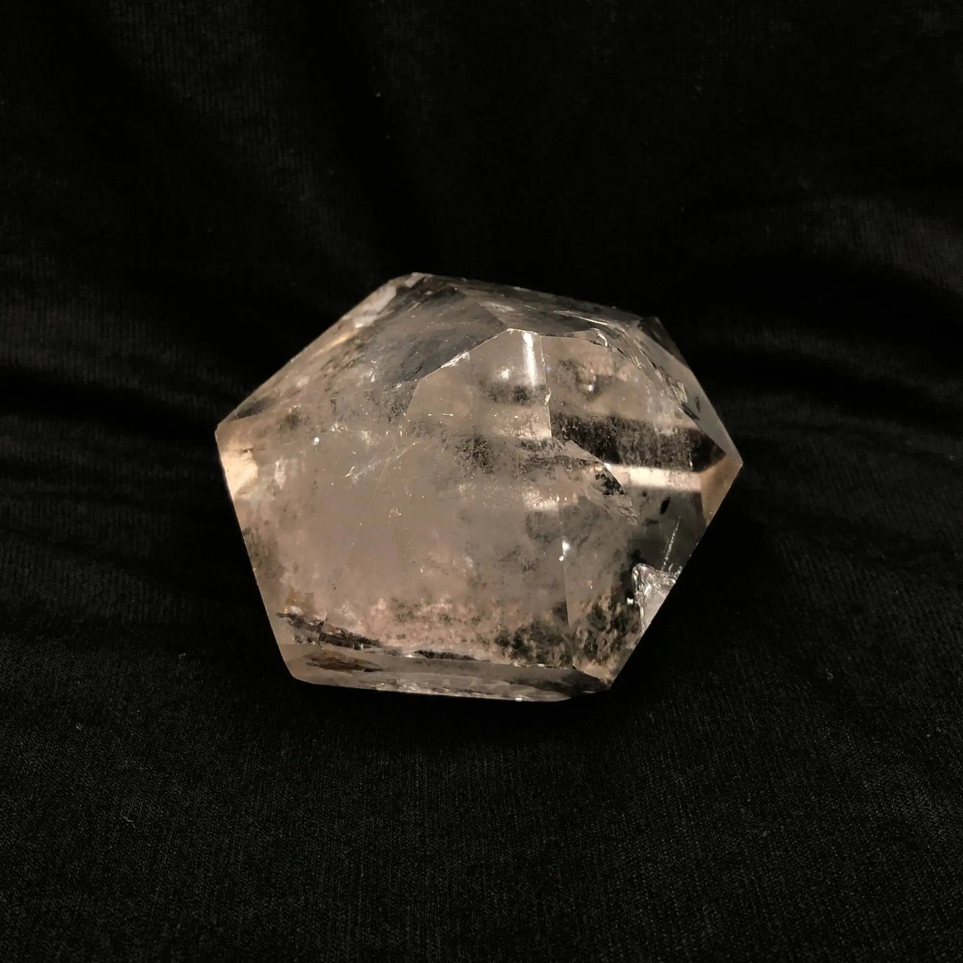 Chlorite Included Crystal Point 4 Inch Tall Crystal Quartz Brazil