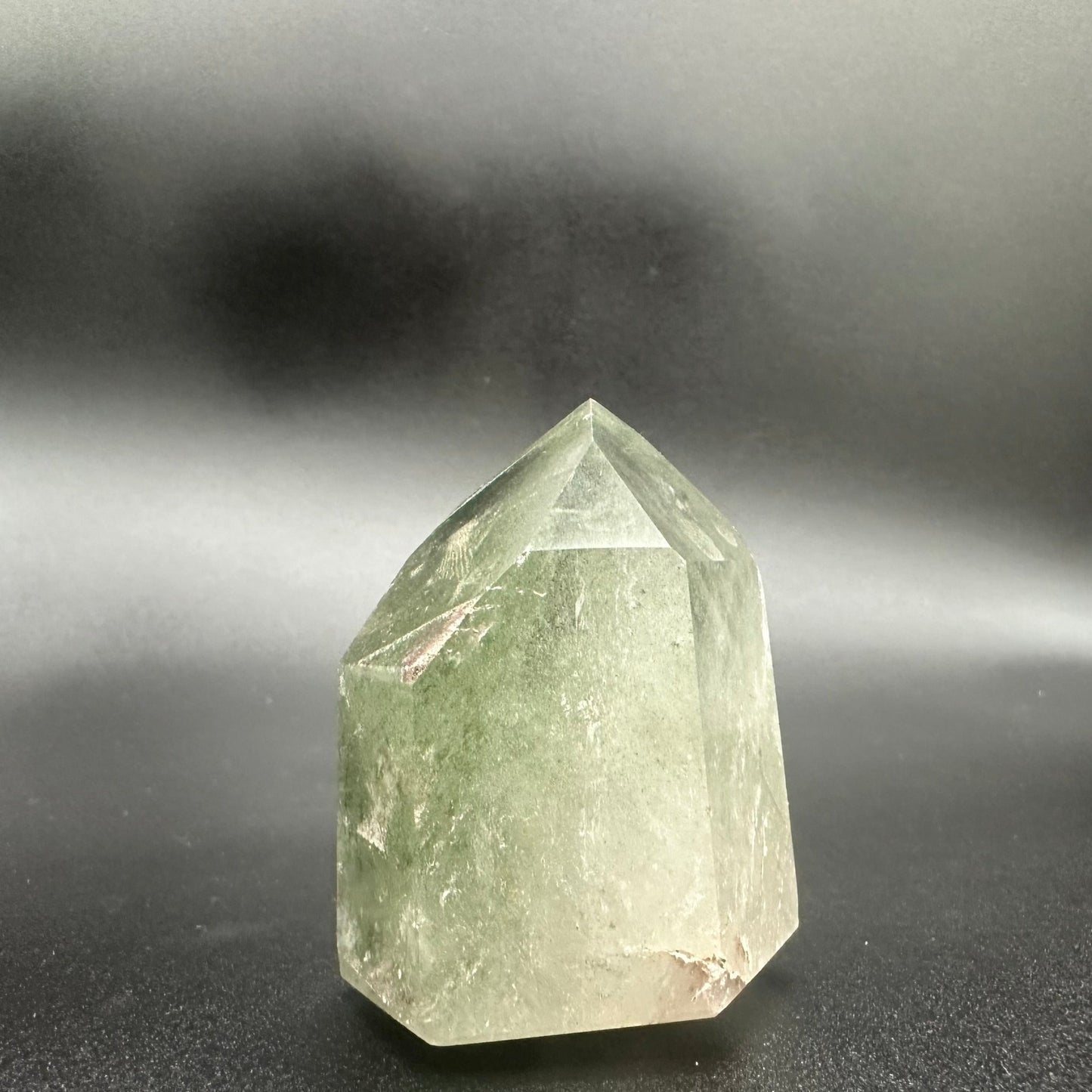 Chlorite Included Quartz Point Brazil