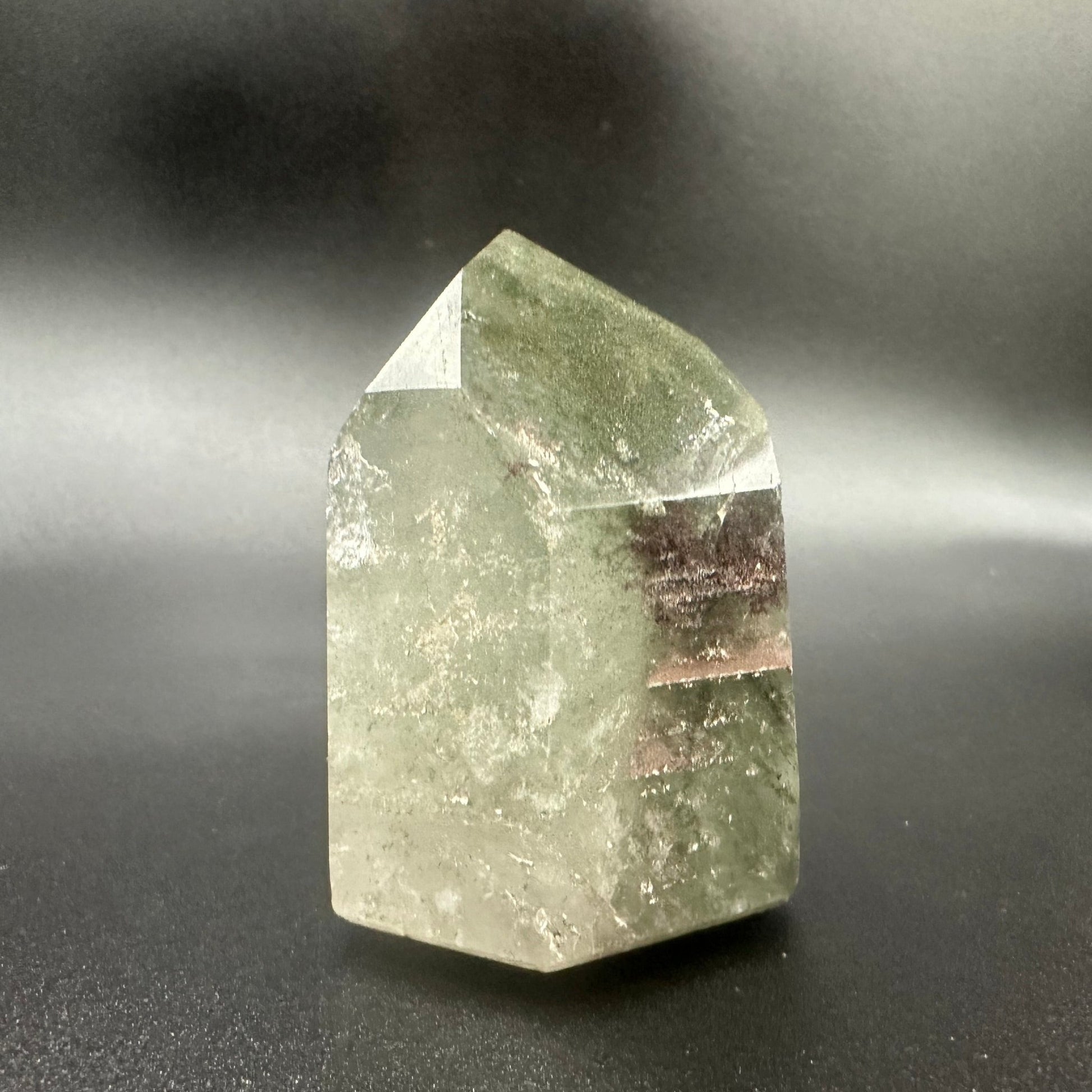 Chlorite Included Quartz Point Brazil