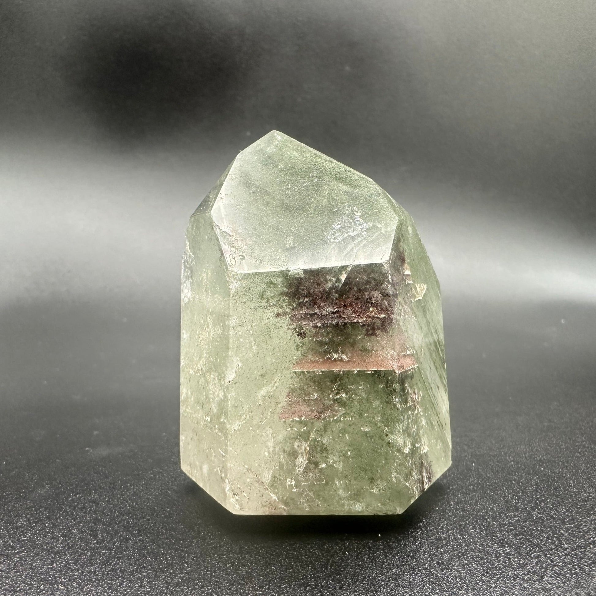 Chlorite Included Quartz Point Brazil