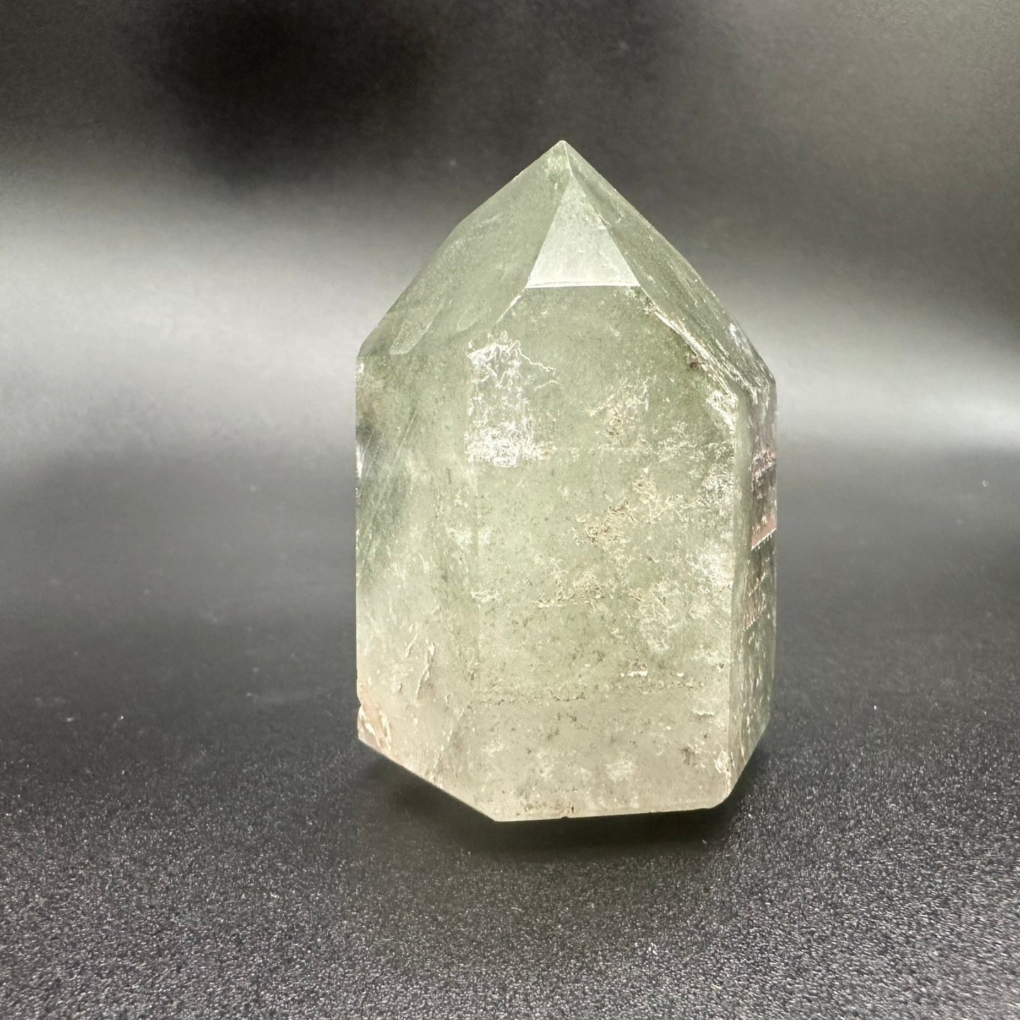 Chlorite Included Quartz Point Brazil