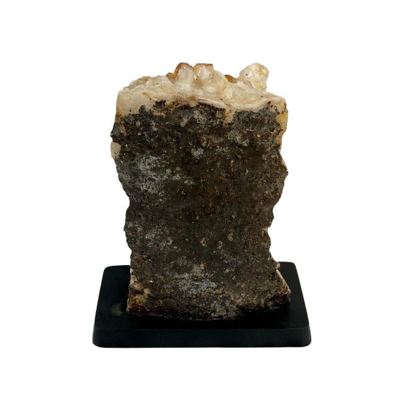 Citrine Cluster On Stand Large Honey Color