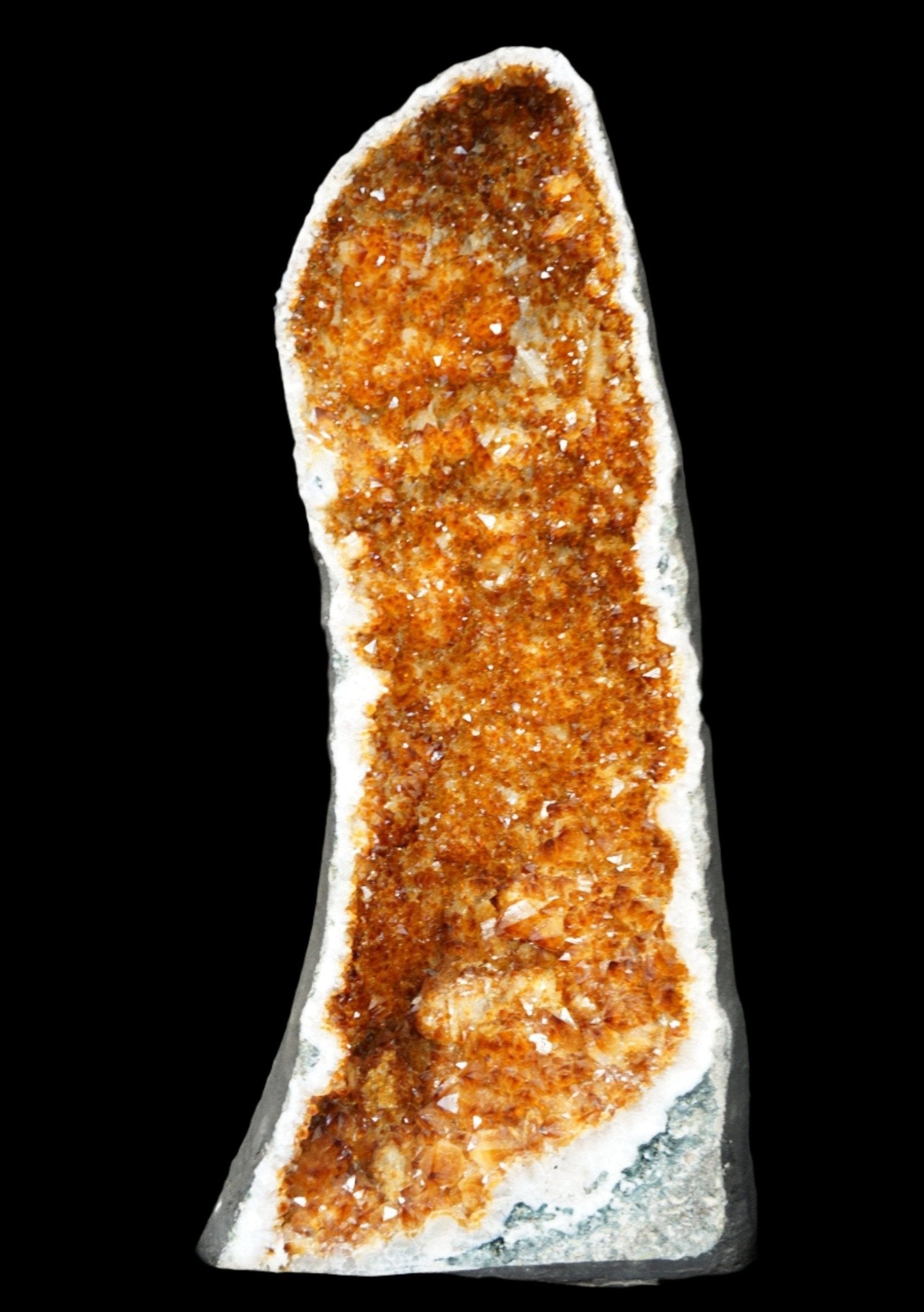 Citrine Geode Cathedral Enhanced Home Decor Rock Specimen