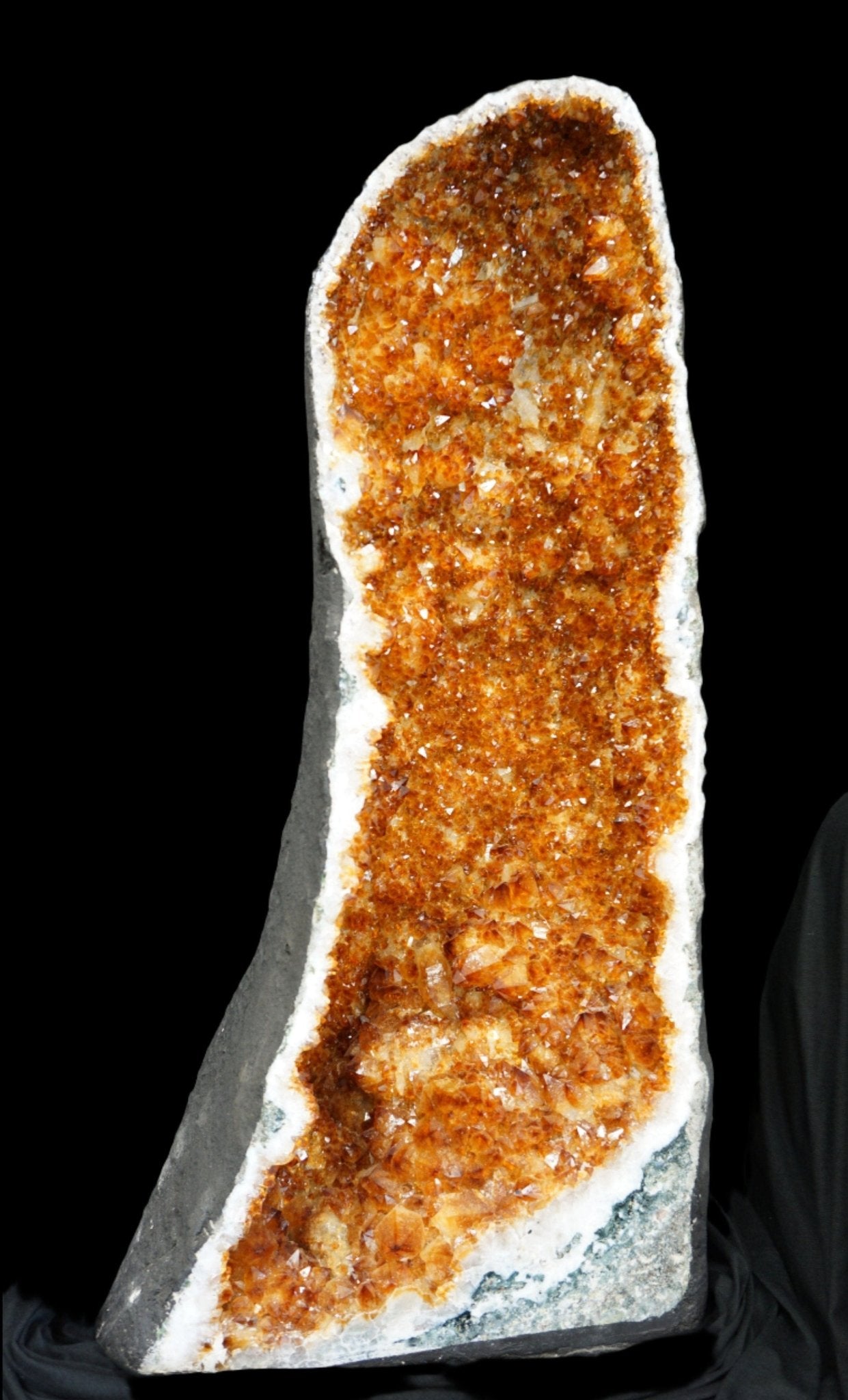 Citrine Geode Cathedral Enhanced Home Decor Rock Specimen