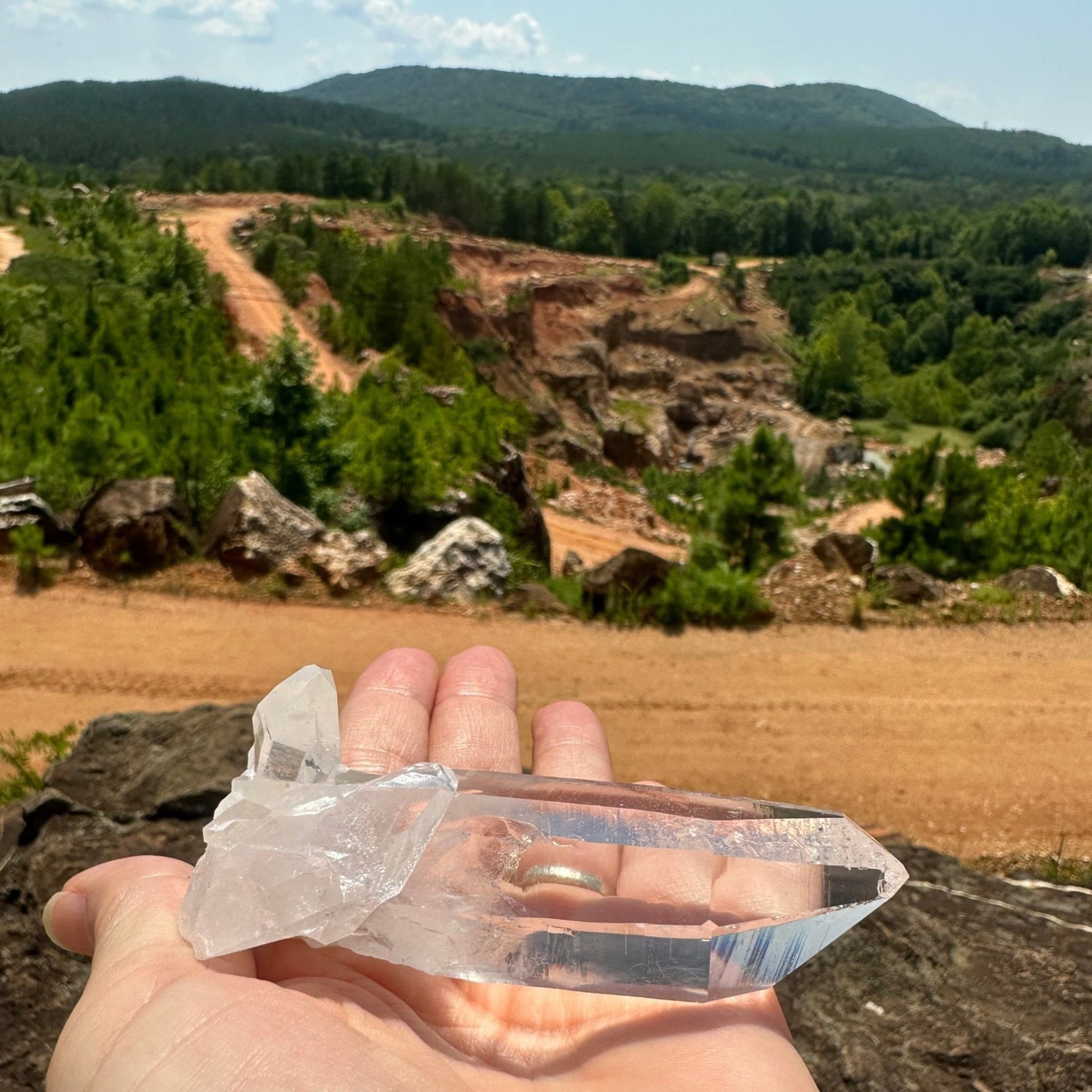 Clear Quartz Crystal Point 4 Inches Energy Stone