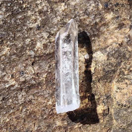 this is a close up of the first crystal point in this set.