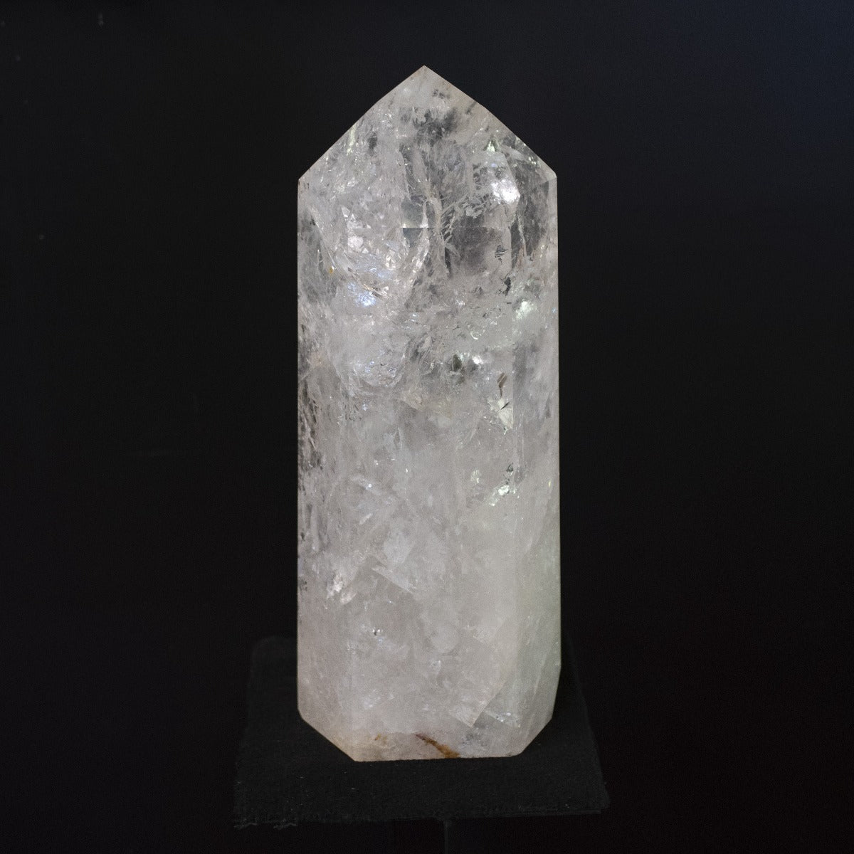 Clear Quartz Point Tower 24 Inch Cut Polished Crystal