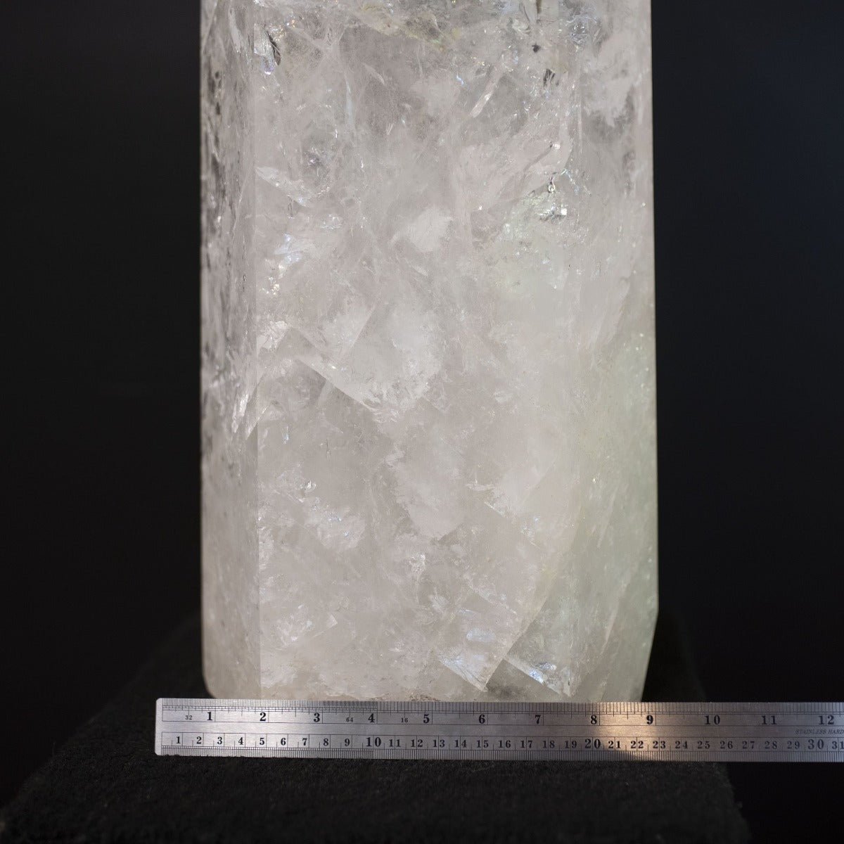 Clear Quartz Point Tower 24 Inch Cut Polished Crystal