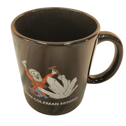 Coffee Tea Cup Black Ron Coleman Souvenir