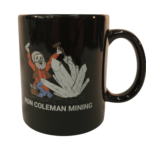 Coffee Tea Cup Black Ron Coleman Souvenir