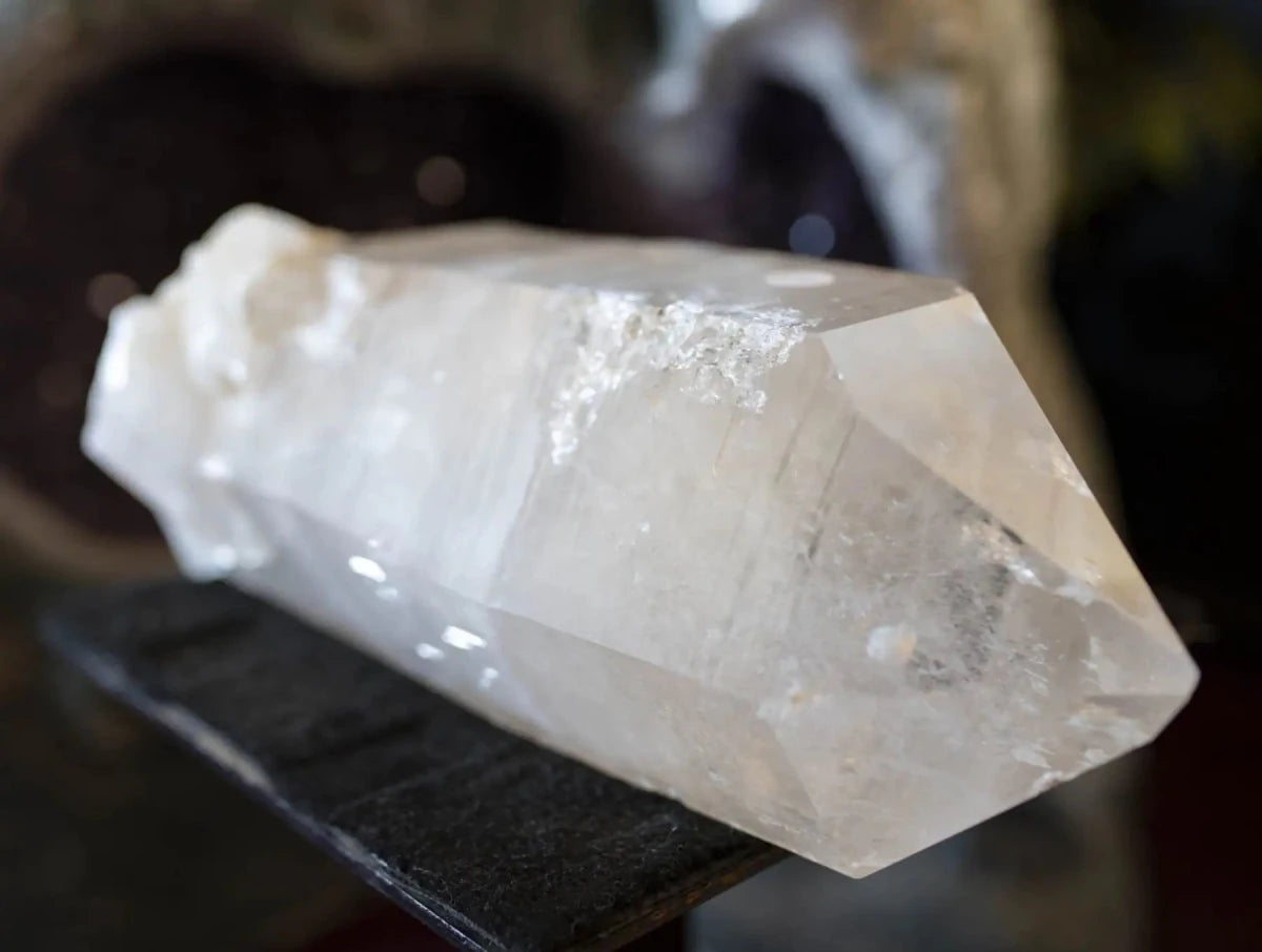 Close Up Of Large Crystal Point
