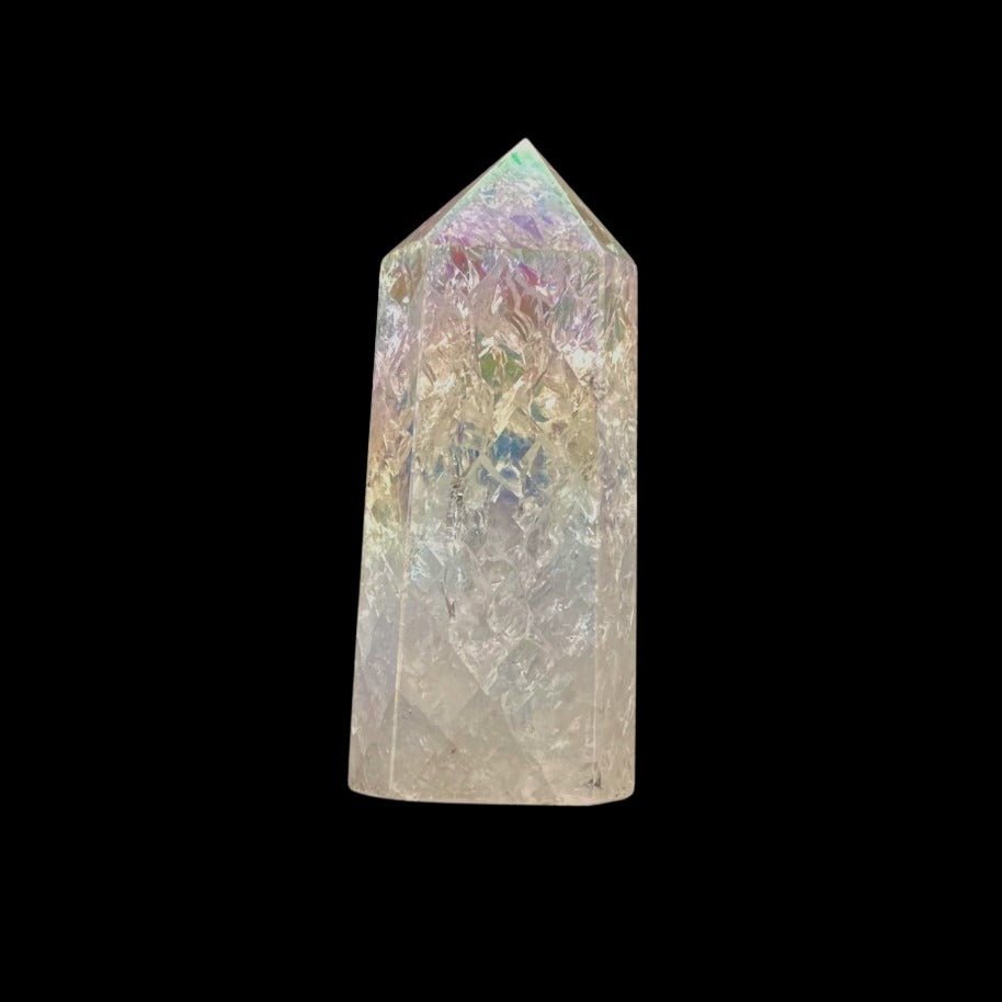 Crackle Quartz Tower Aura Healing Crystal