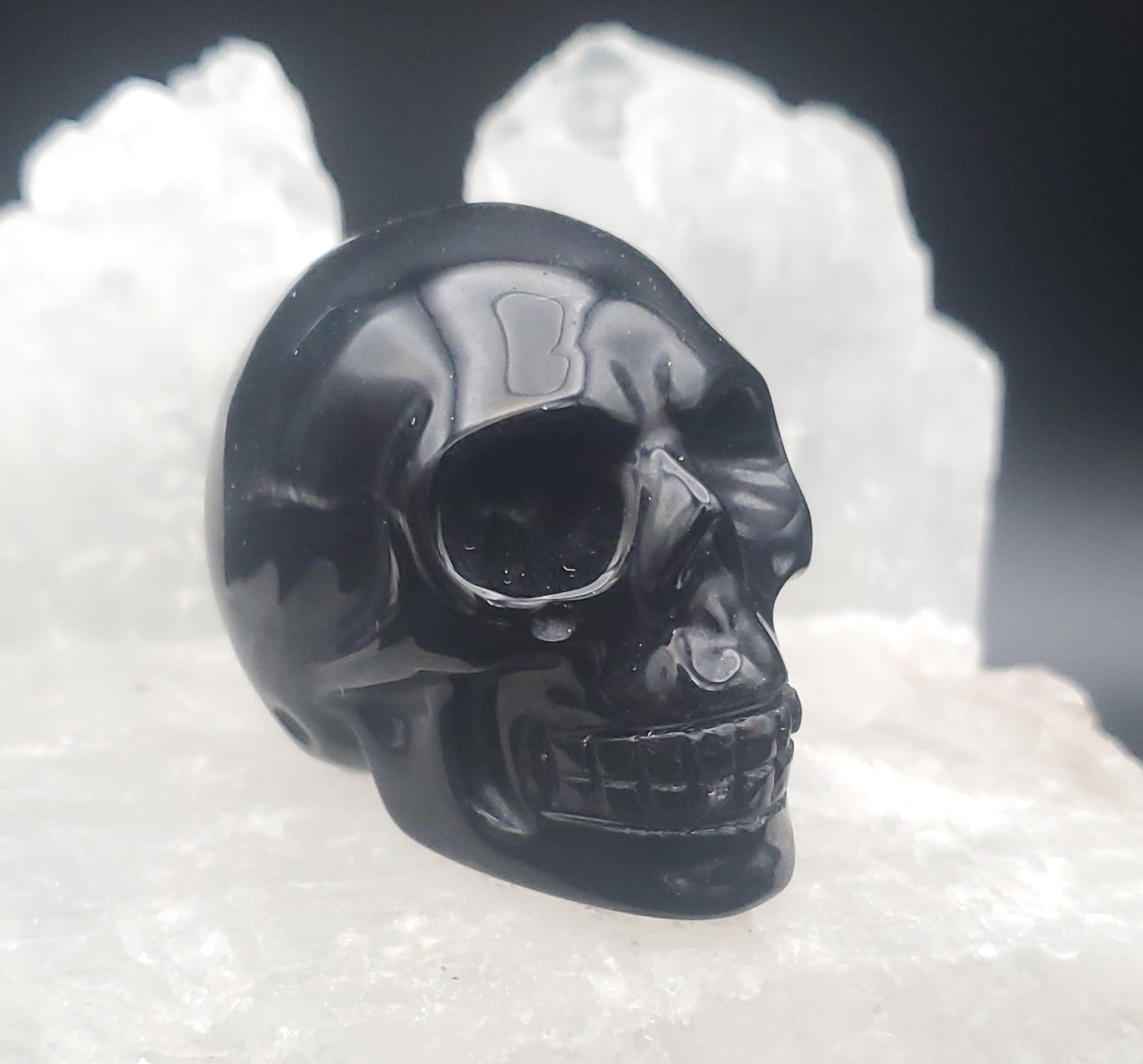 Crystal Carved Skull Assorted Stones