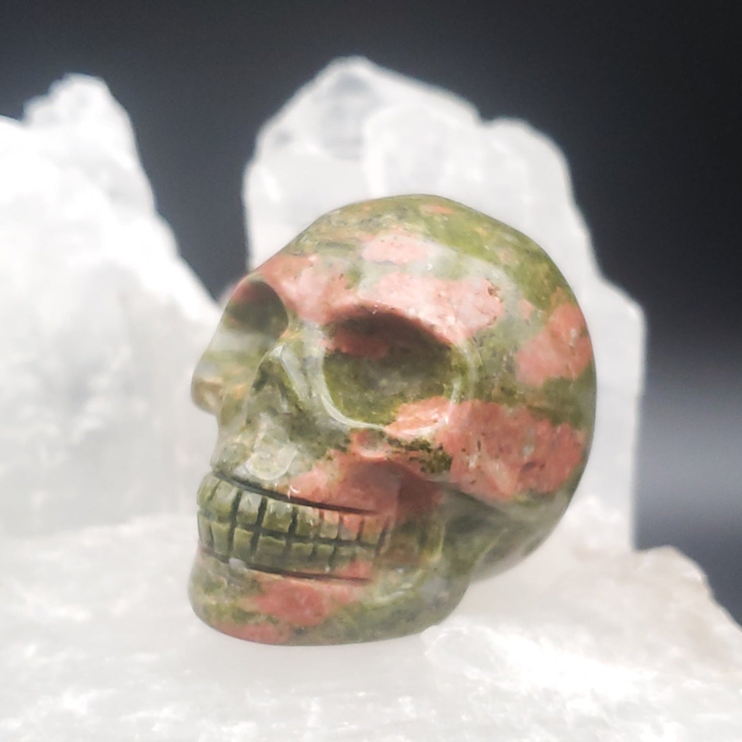 Crystal Carved Skull Assorted Stones