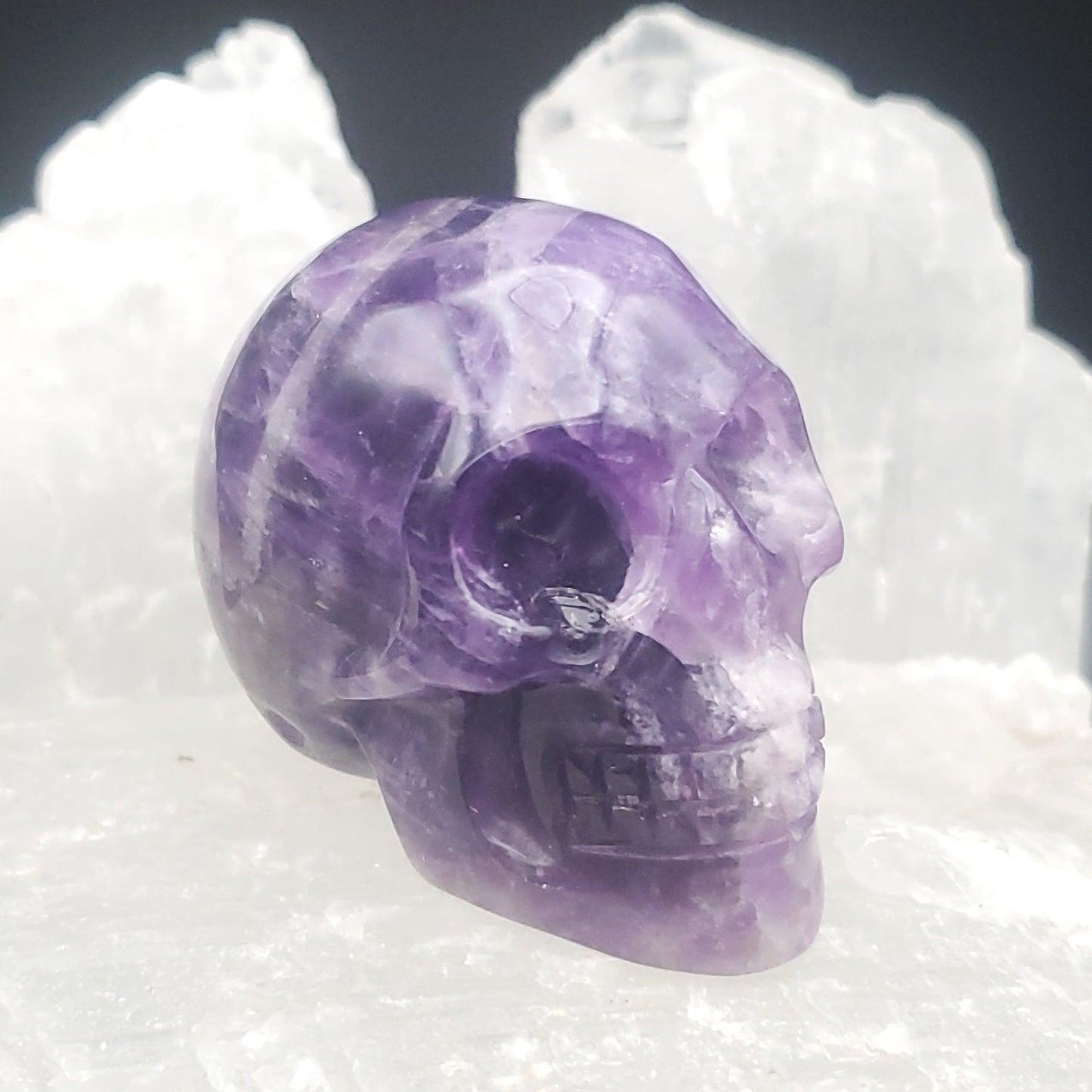 Crystal Carved Skull Assorted Stones