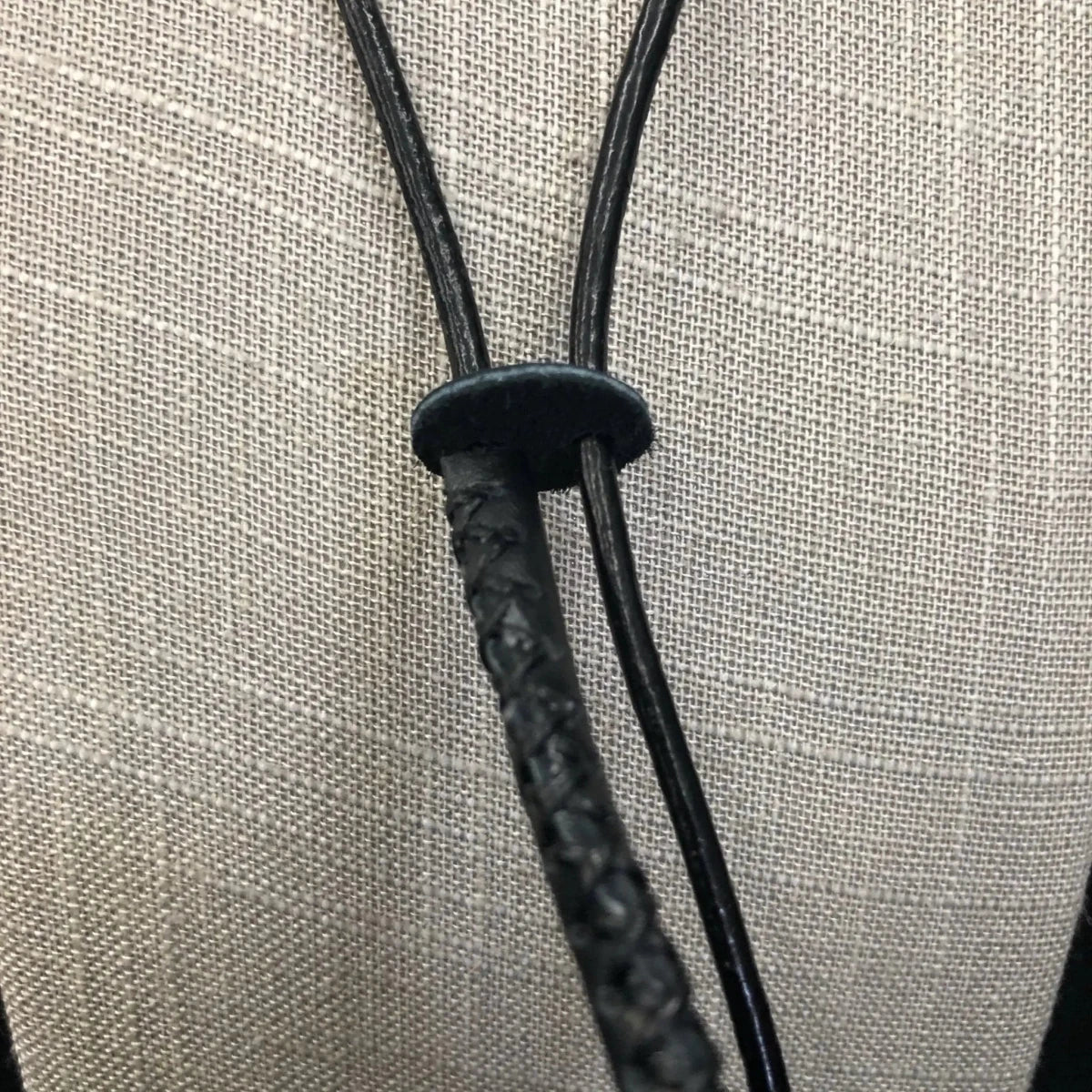 View Of Adjustable Portion of Crystal Holder Necklace For Crystals Stones