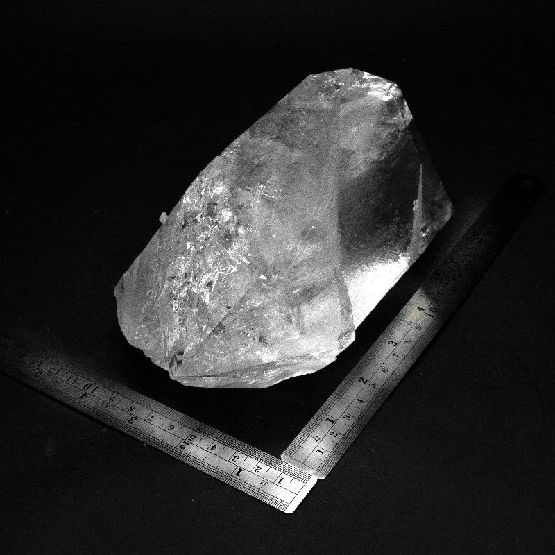 Crystal Point 4 Pound Clear Thick Natural Arkansas Quartz Ron Coleman