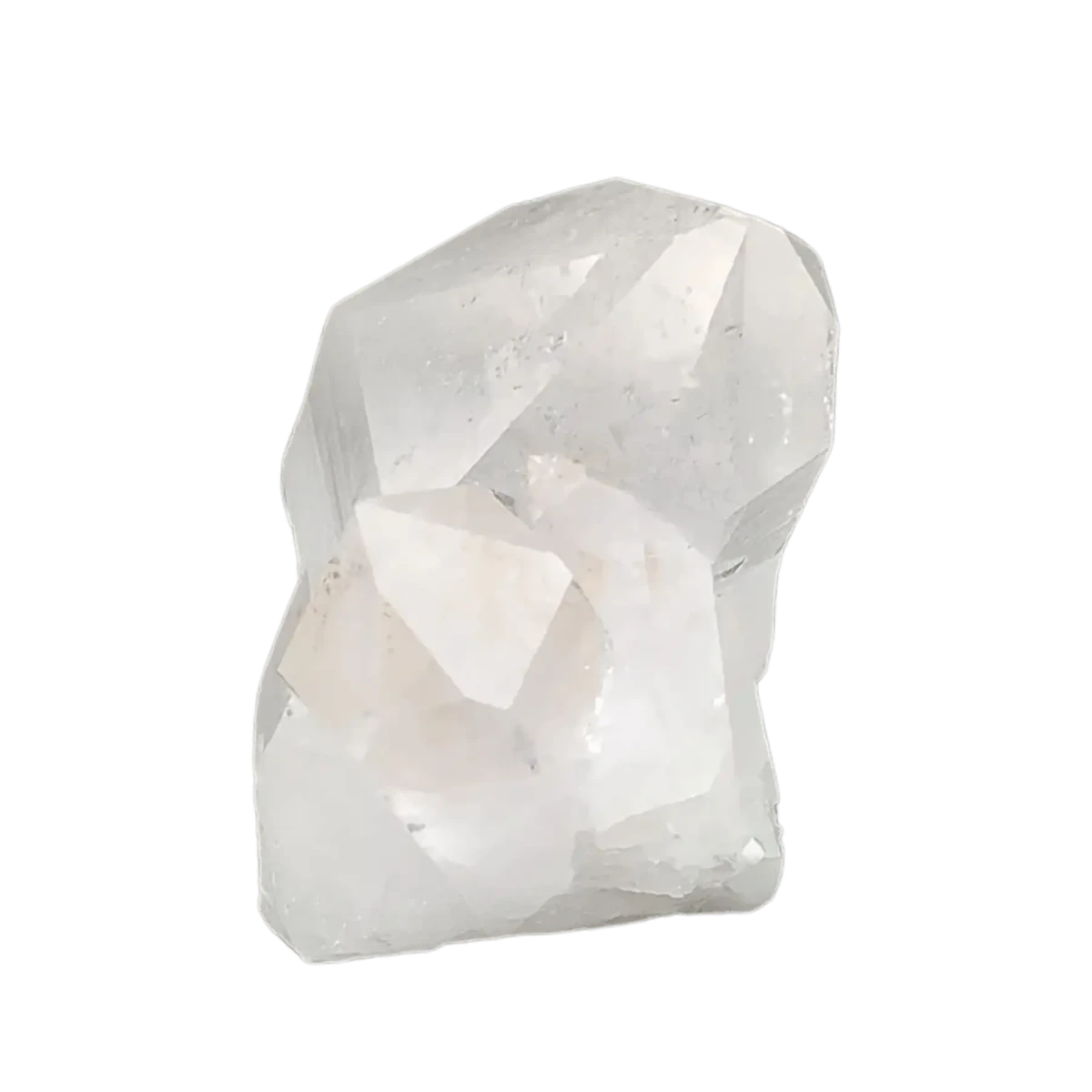 This is the left side of this two pointed Quartz crystal cluster