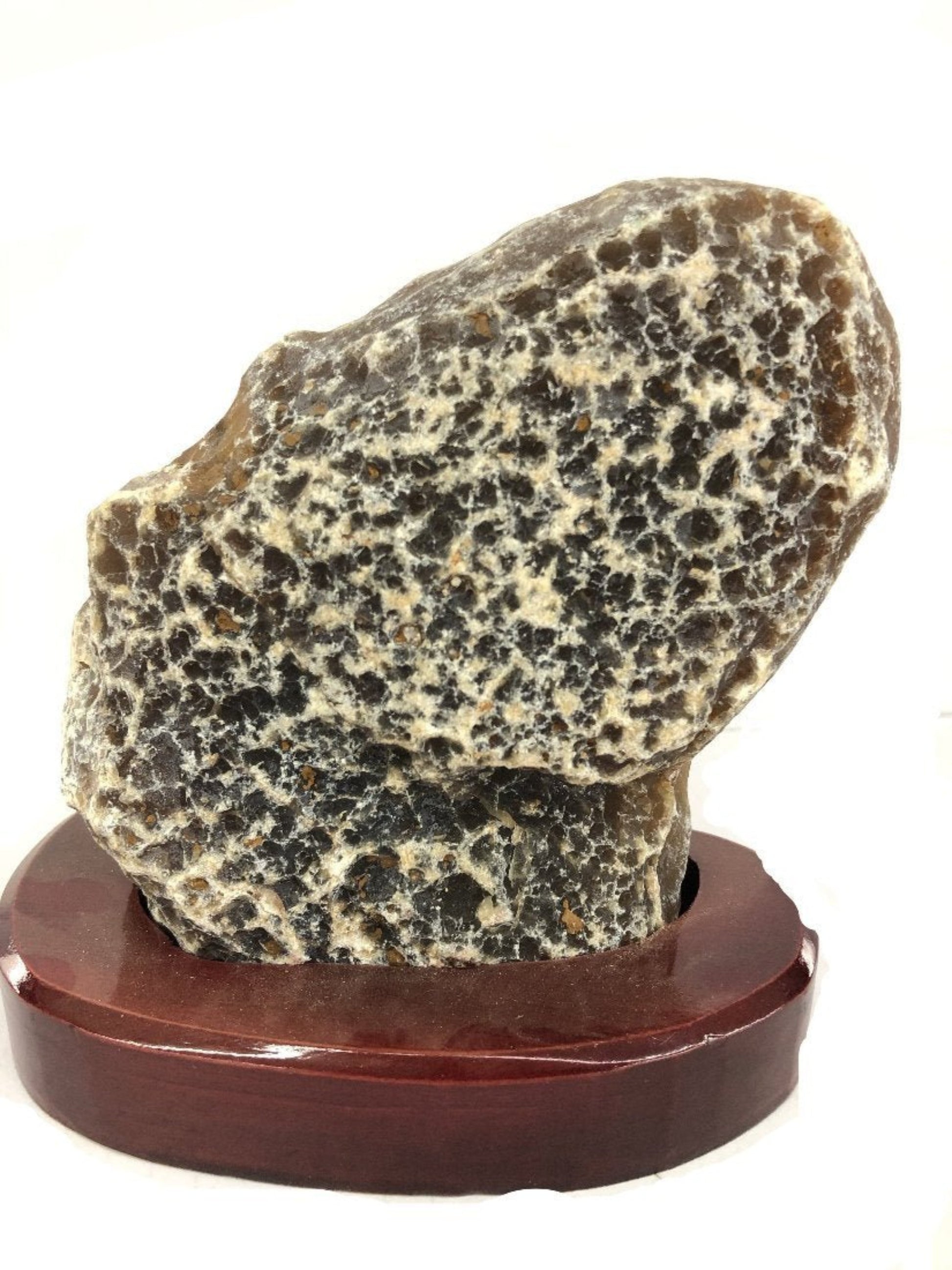 Dark Brown Agate Geode Home Decor