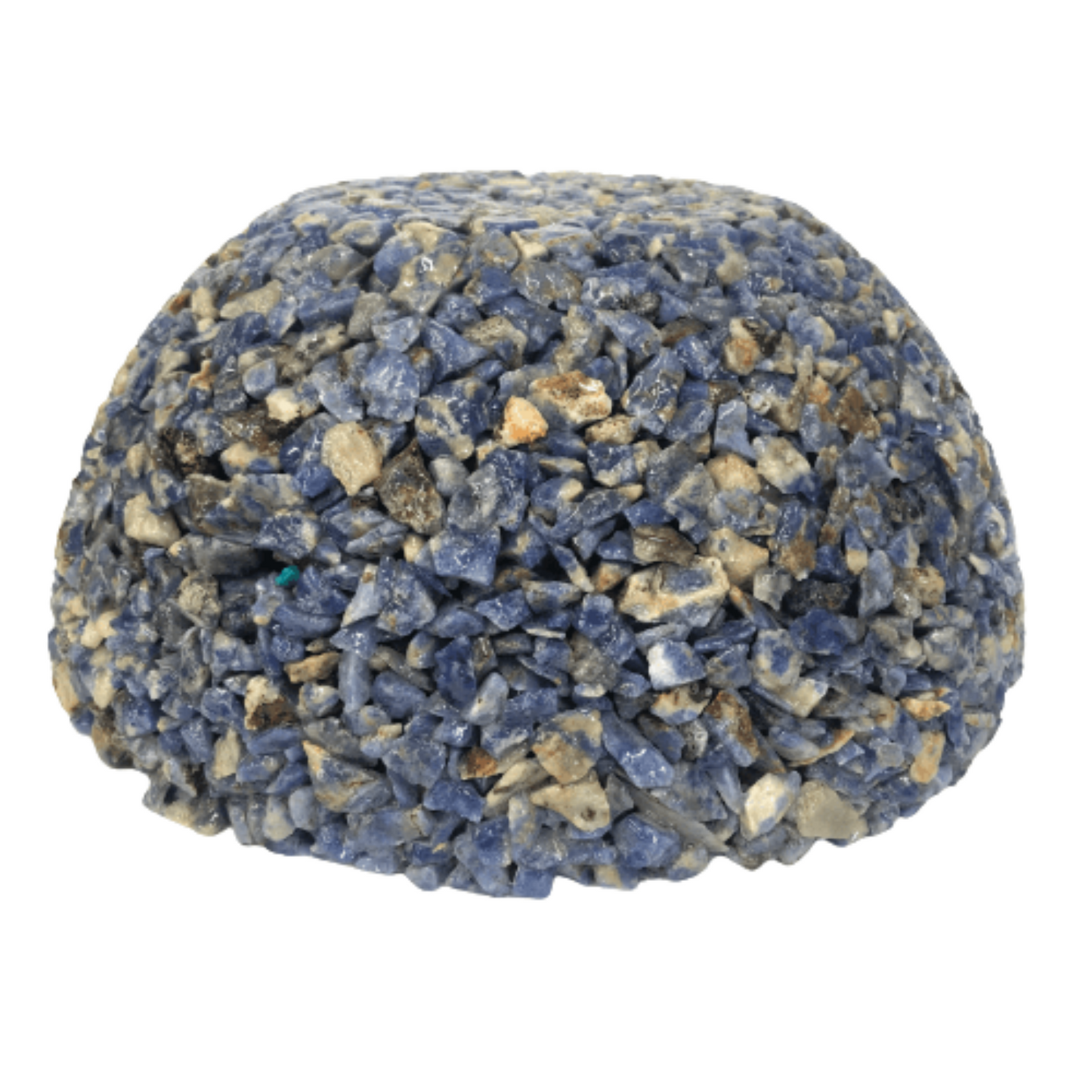 Decorative Bowl Sodalite Blue Chip Rock Container