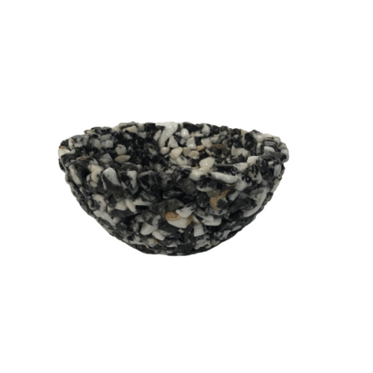 Decorative Bowl Zebra Stone Pebble