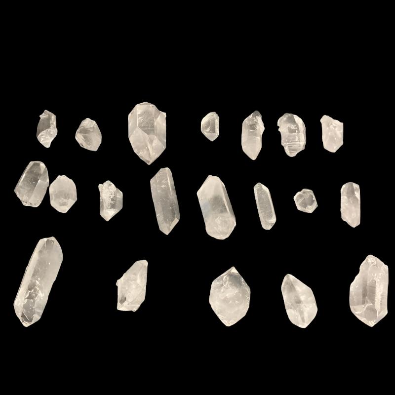 Double Terminated Quartz Crystal Points.