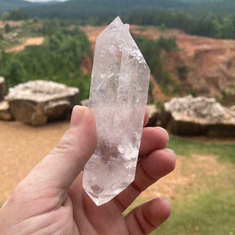 Double Terminated Record Keeper Quartz Crystal