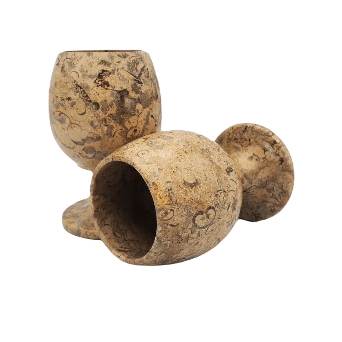 Drinkware Sherry Wine Goblet Onyx Set with Case