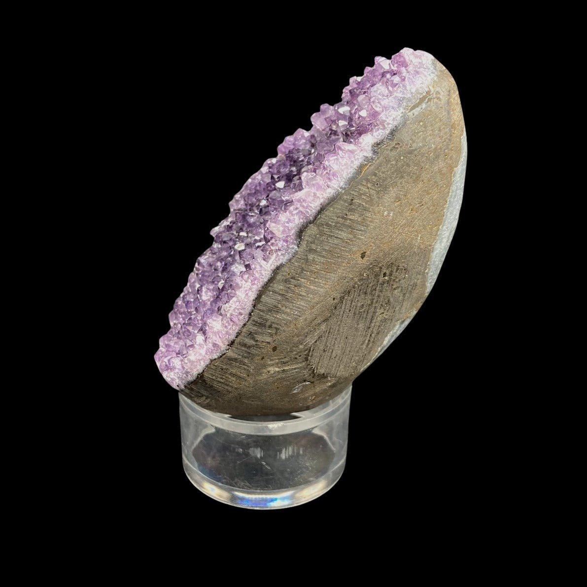 Drusy Amethyst Egg Purple Crystals