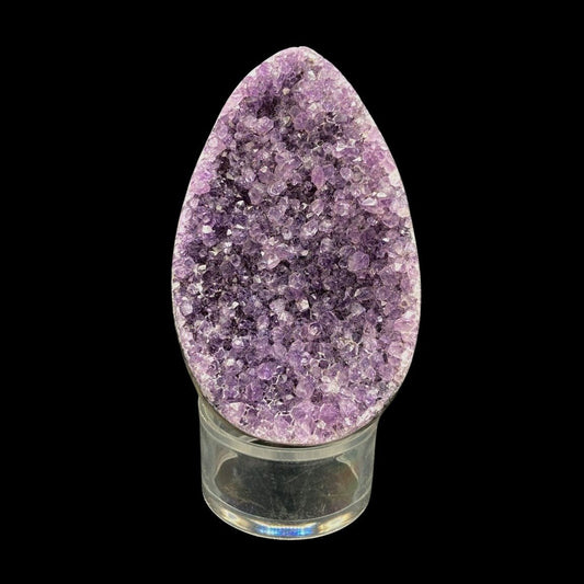 Drusy Amethyst Egg Purple Crystals