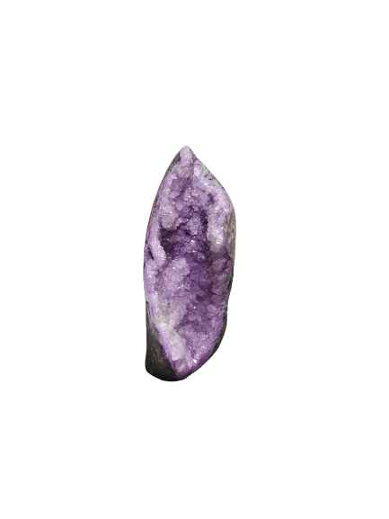 Dyed Drusy Purple Sculpture