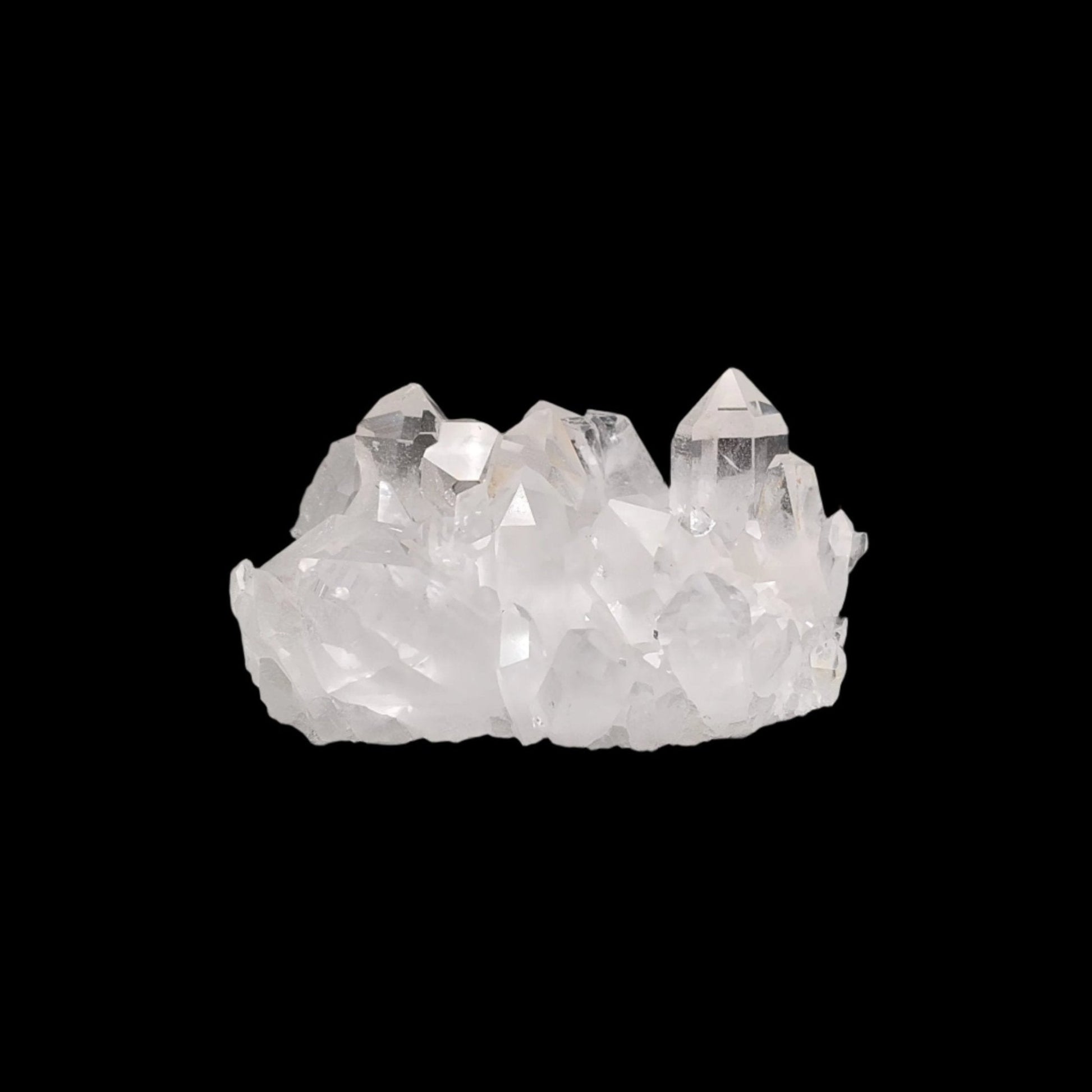 This is the back side of this Quart crystal cluster