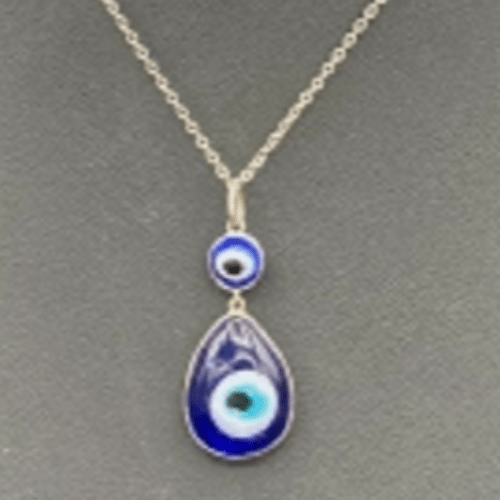 Evil Eye Sterling Silver 925 Necklace