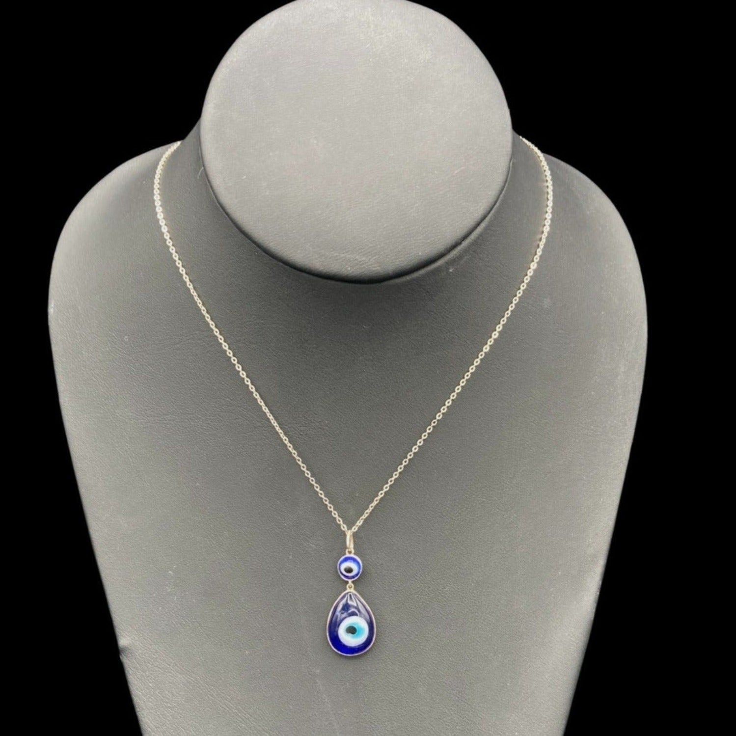 Evil Eye Sterling Silver 925 Necklace