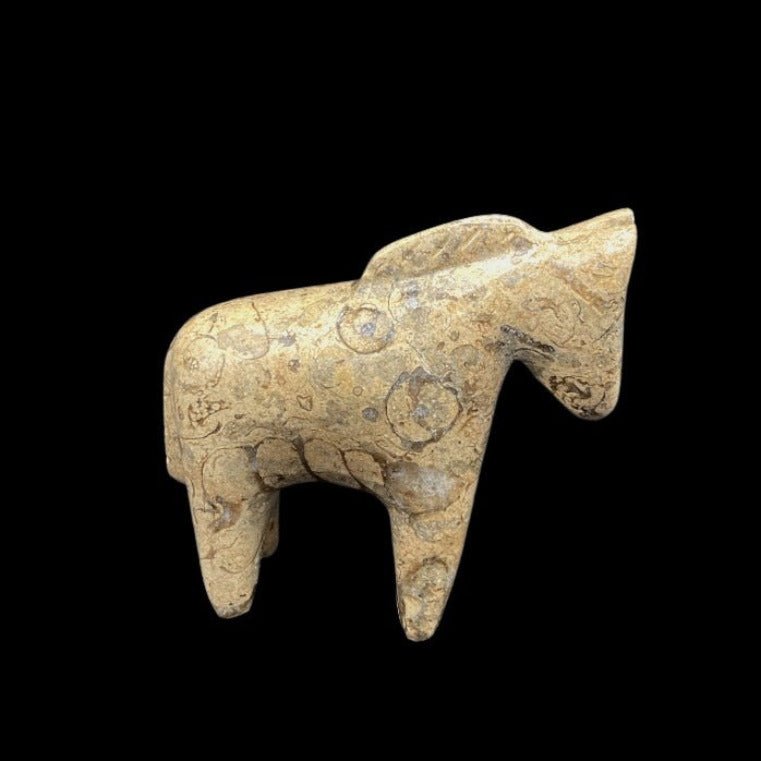 Figurine Natural Stone Carved Mineral Horse