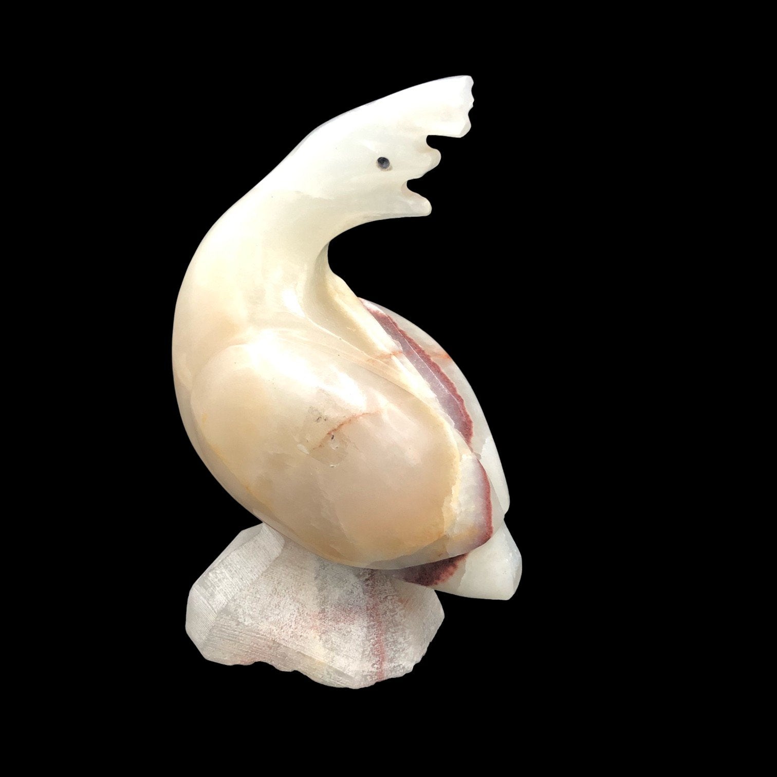 Figurine Carved Onyx Pheasant