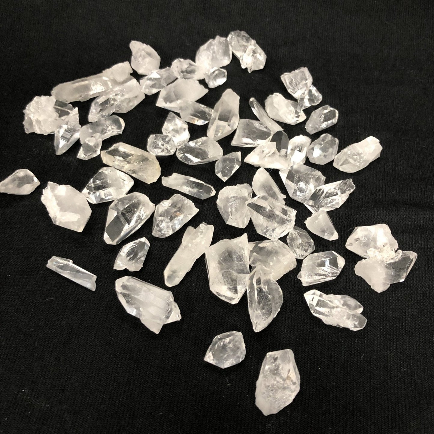 Finest Quality Pristine Petite Quartz Crystal Points Mined At Ron Coleman