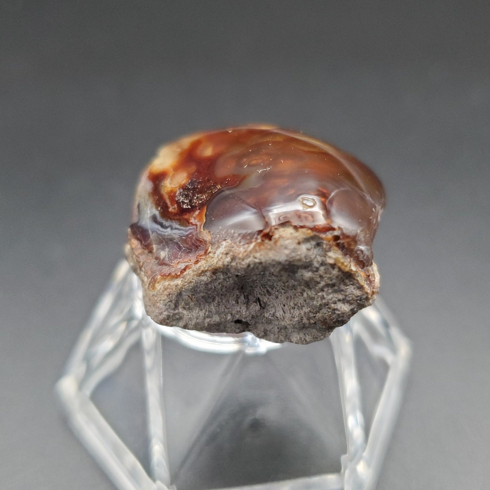 Fire Agate Rough and Polished