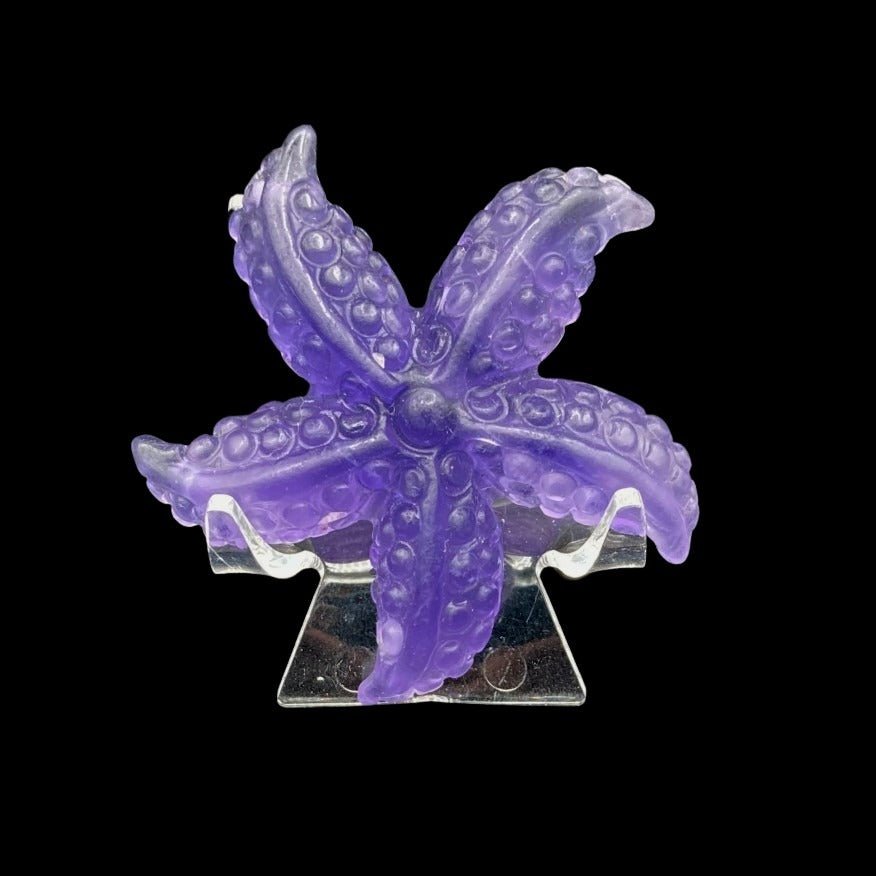 Fluorite Carved Starfish Sea Star Home Decor