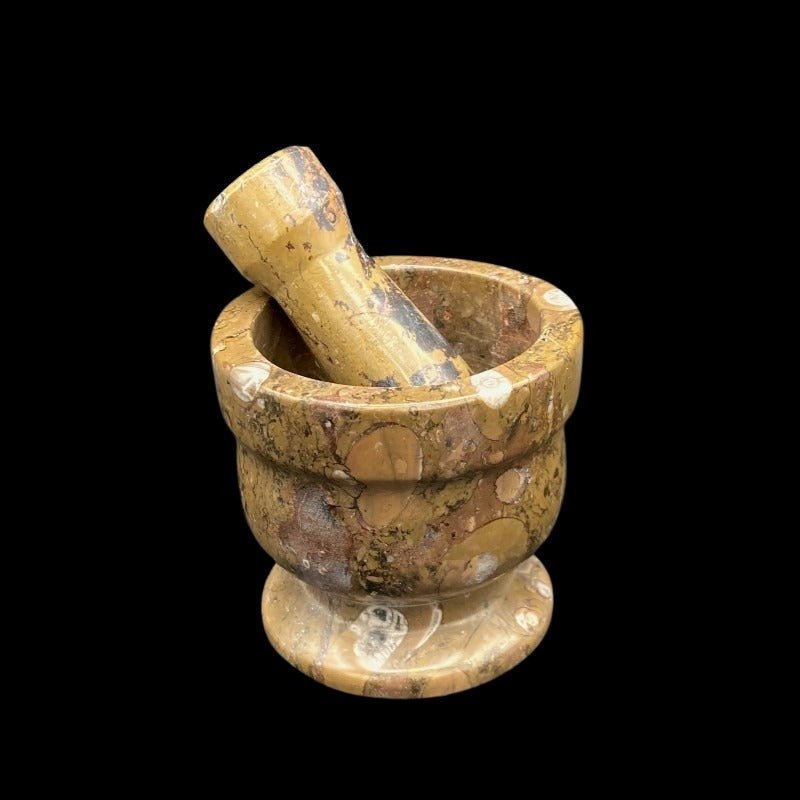 Fossil Mortar And Pestle Set