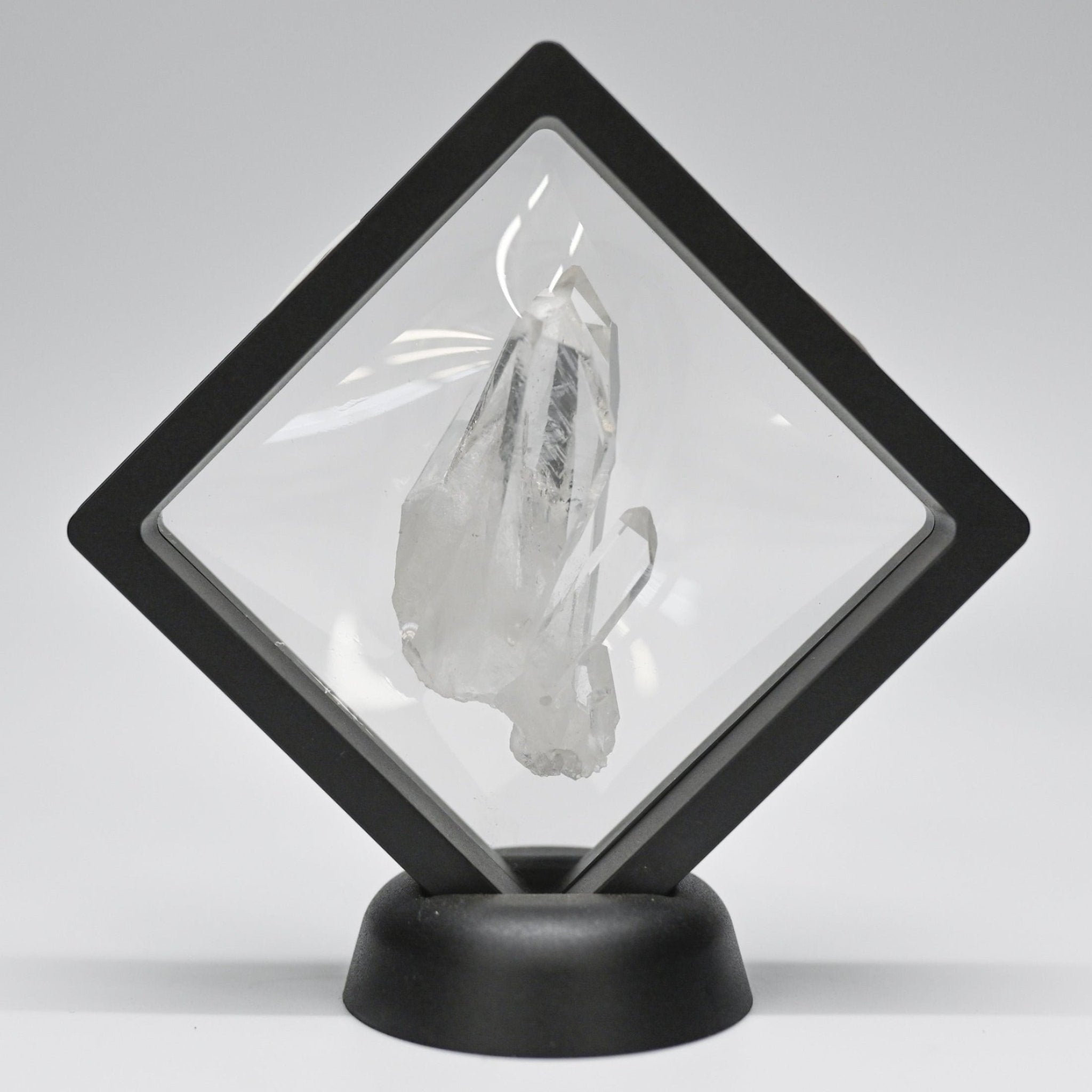 Framed Raw Quartz Crystal Point Ron Coleman Mining