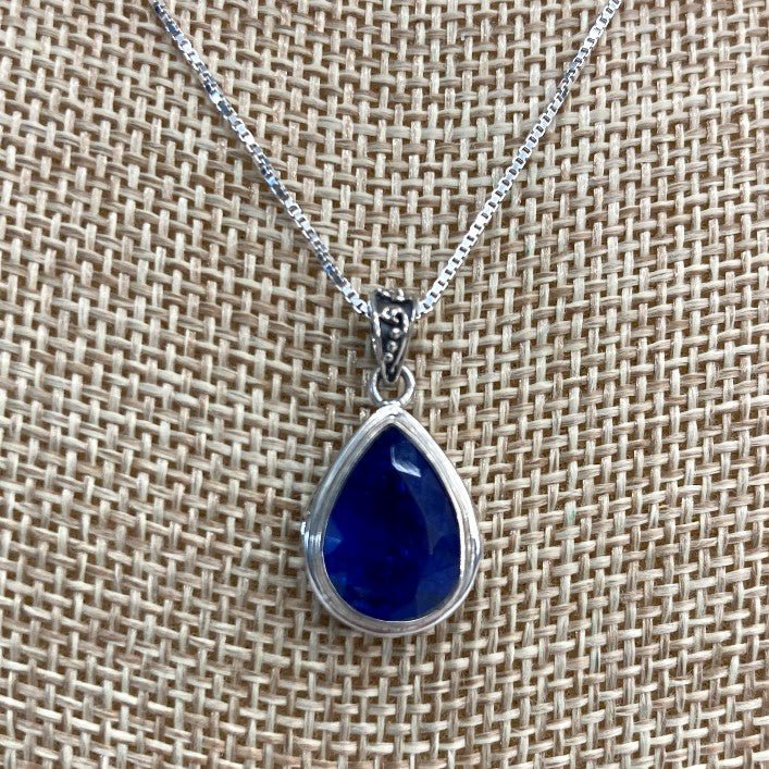 Genuine Tanzanite Pendant Necklace