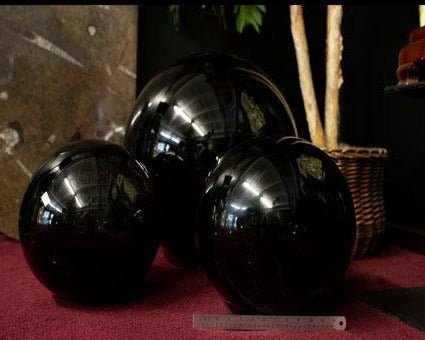 Gold Sheen Obsidian Sphere 15 Inch