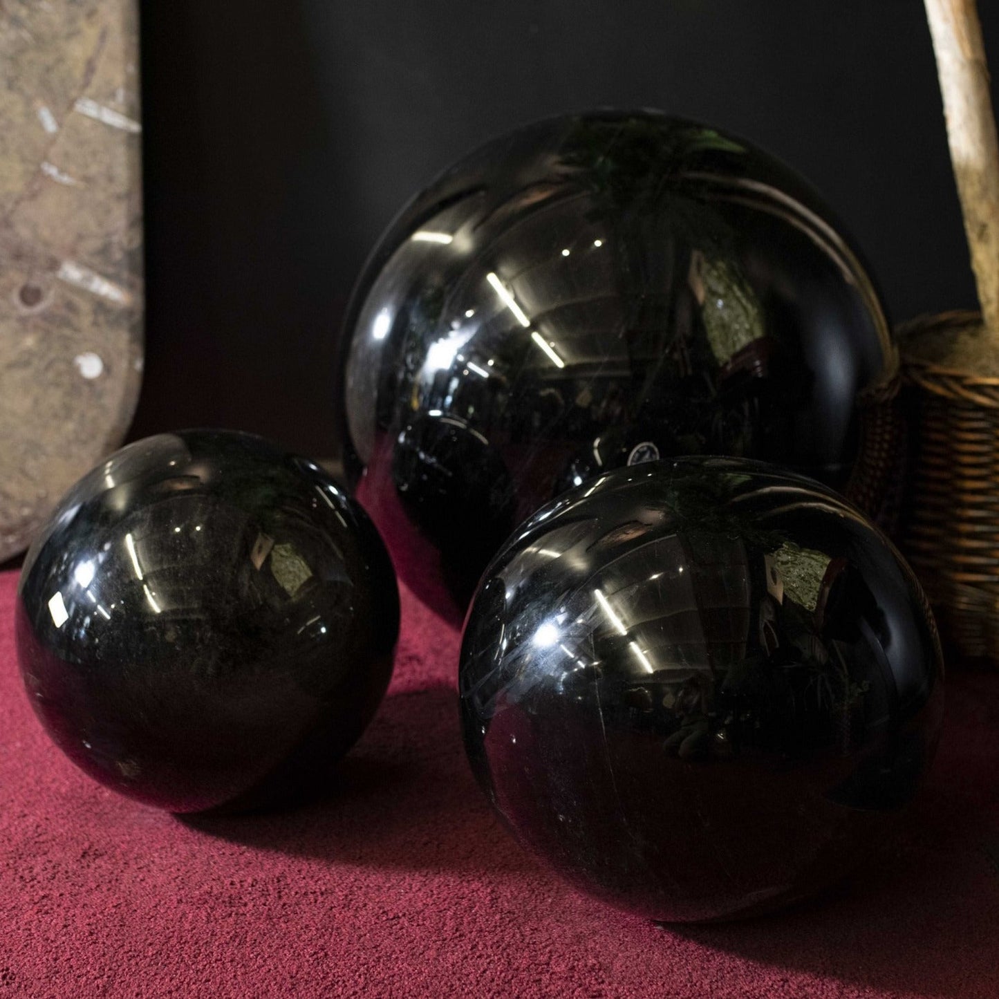 Gold Sheen Obsidian Sphere 23 Inch