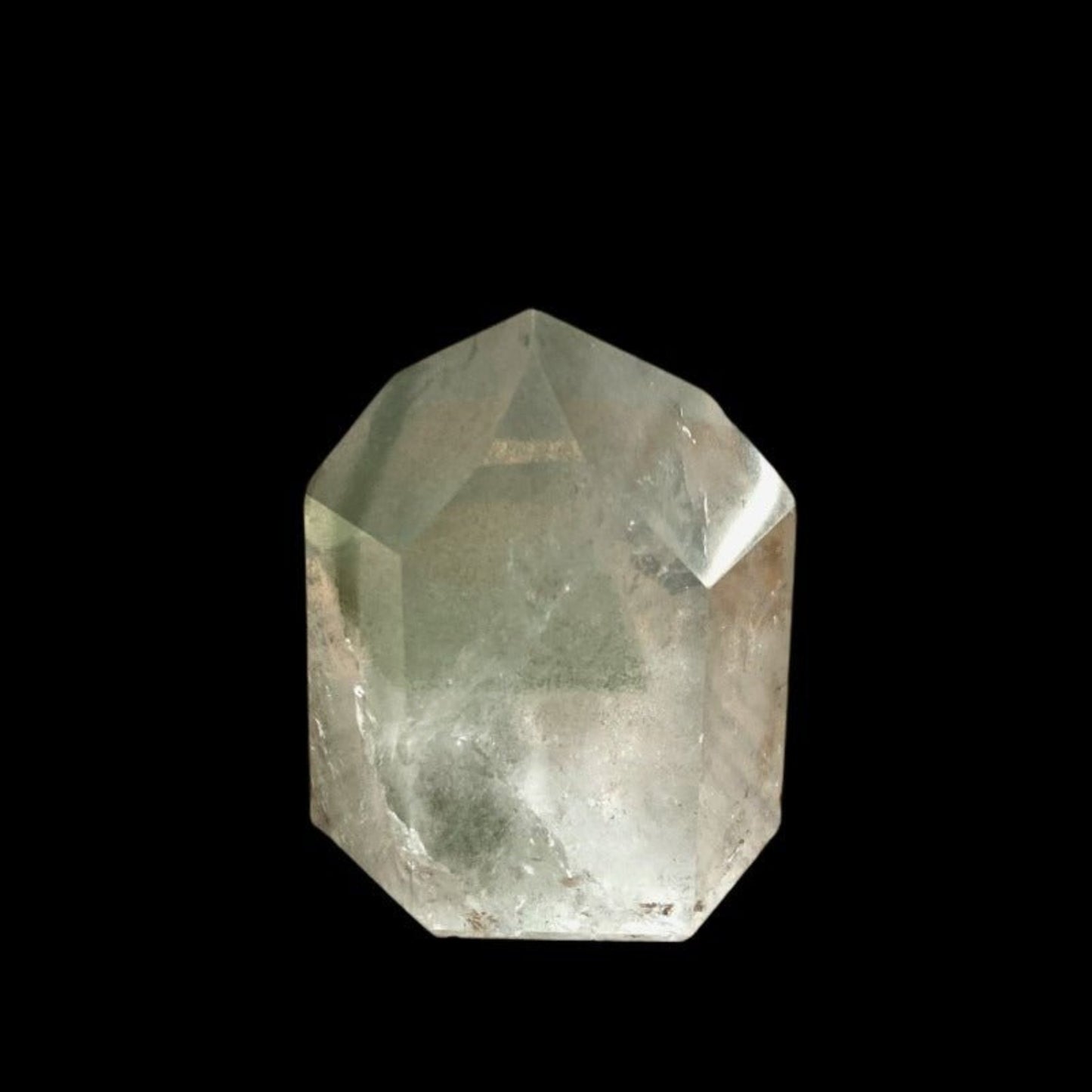 Green Chlorite Cut Polished Point Brazil