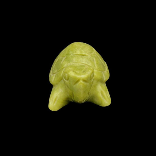 Hand Carved Serpentine Turtle Figurine Serpentine Stone