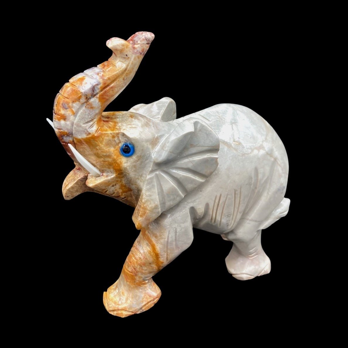 Hand Carved Soapstone Elephant