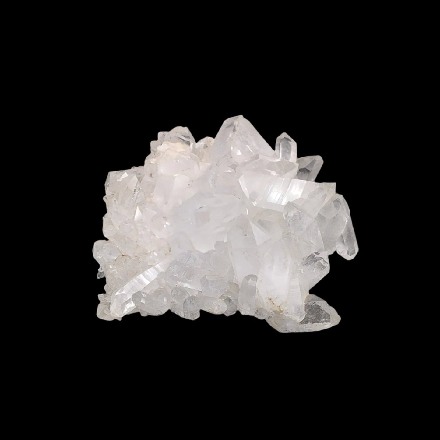 This is the left side of this Quartz crystal cluster